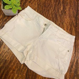 Arizona Jean White Denim Shorts